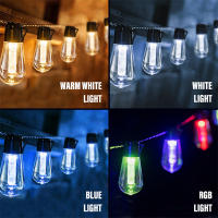Luces De Cadena Solar LED Para Exterior Decoración De Navidad IP65 Impermeables S14 Guirnalda De Fiestas Para Jardín - details 16