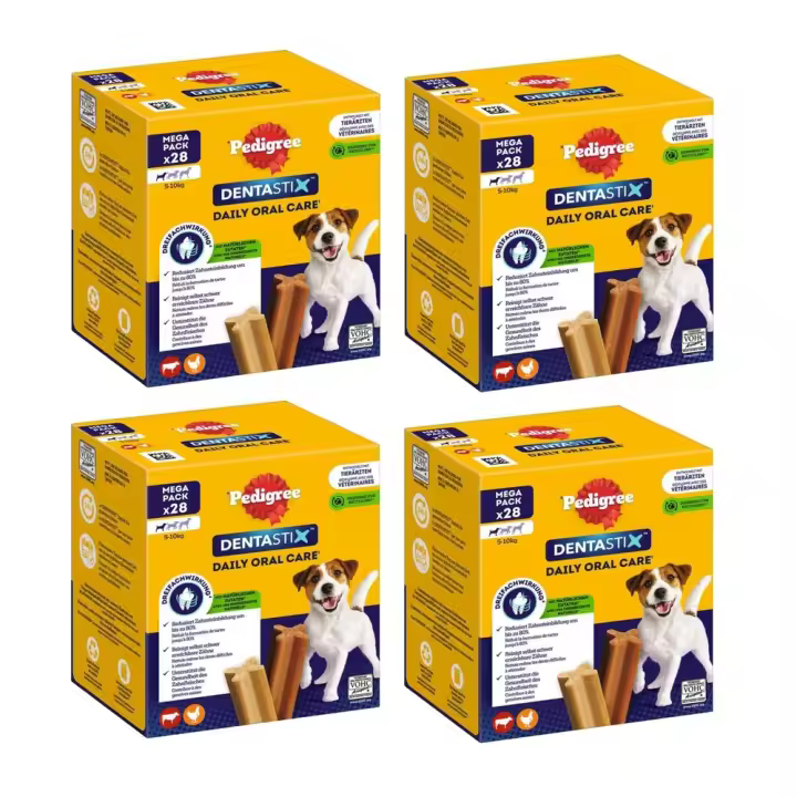Dentastix Daily Oral Care Snacks para Perros Pequeños - 28 Unidades - 1