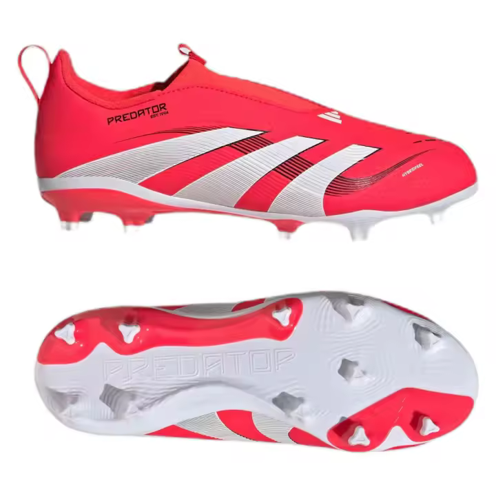 Botas de Futbol Adidas  para niños unisex en color rojo - 1