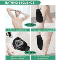 Manguito Exfoliante Profundo 1pc Fibra De Viscosa 100% Guante De Limpieza Para Piel Eliminación De Piel Muerta Y Suciedad - details 3