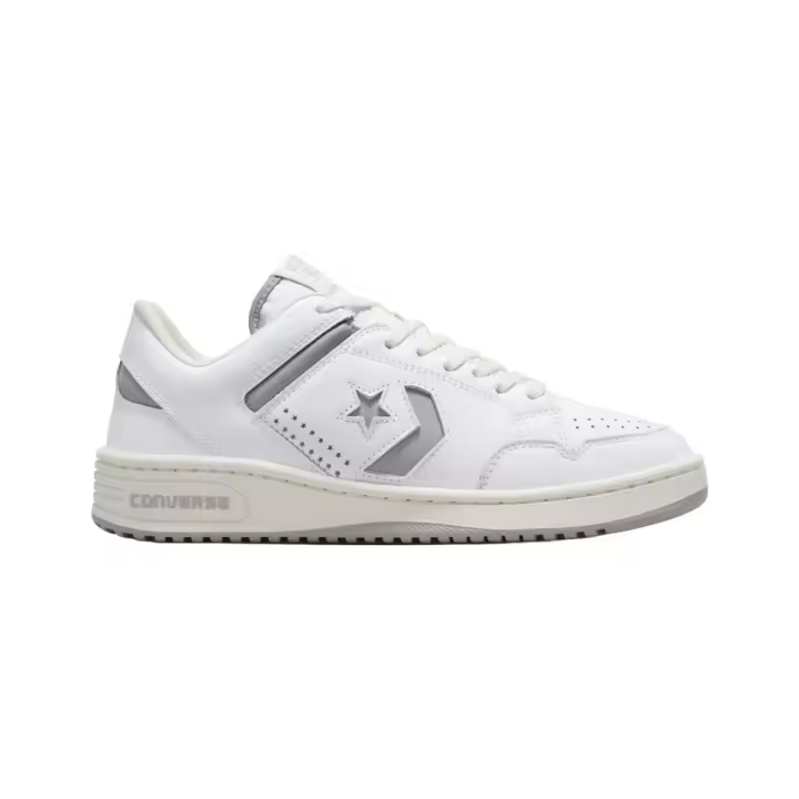 Zapatillas Blancas-Gris Converse Weapon Leather Blanco Vintage - 1