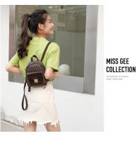 Nueva Mochila Para Mujer Moda Casual Con Estampado Cierre De Puntera Pequeña Mochila De Libros Material PU Con Lining De Poliéster - details 13