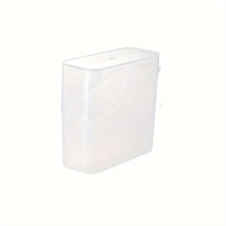 Caja De Almacenamiento Estilo Japonés Con Tapa Inclinada Y Transparente Para Queso Té Café Organizador De Artículos Pequeños - 1