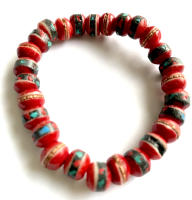 Pulsera Hombre Mujer Nepal Artesanía Hecho a mano Tradicional Hueso Jak con bolsa Tibet Fuerza Vital Yoga - details 3