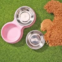 Tazas De Alimentos Y Agua Para Mascotas Doble Acero Inoxidable Alimento Y Agua Para Perros Gatos Pupusas Accesorios Pequeños Para Perros - details 15
