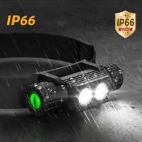 Linterna Frontal LED Mini Tipo-C 1000lm Alta Potencia Recargable 18650 Impermeable Para Camping Caza Torcha Frontal - details 8