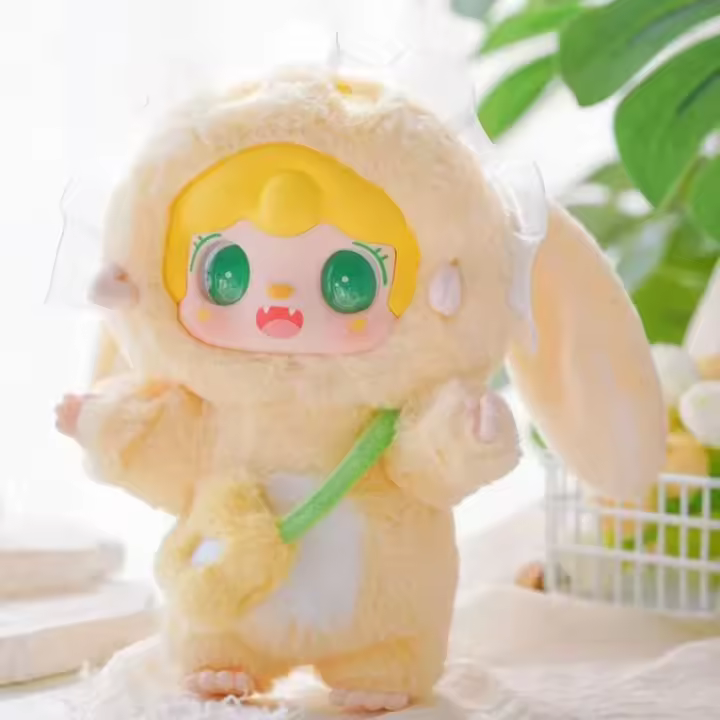 Figura De Vinilo De Peluche Cálida Serie Conejo Yooki Yangyang V3 Juguete De Coleccionista Para Escritorio Regalo De Cumpleaños Para Niñas - 1