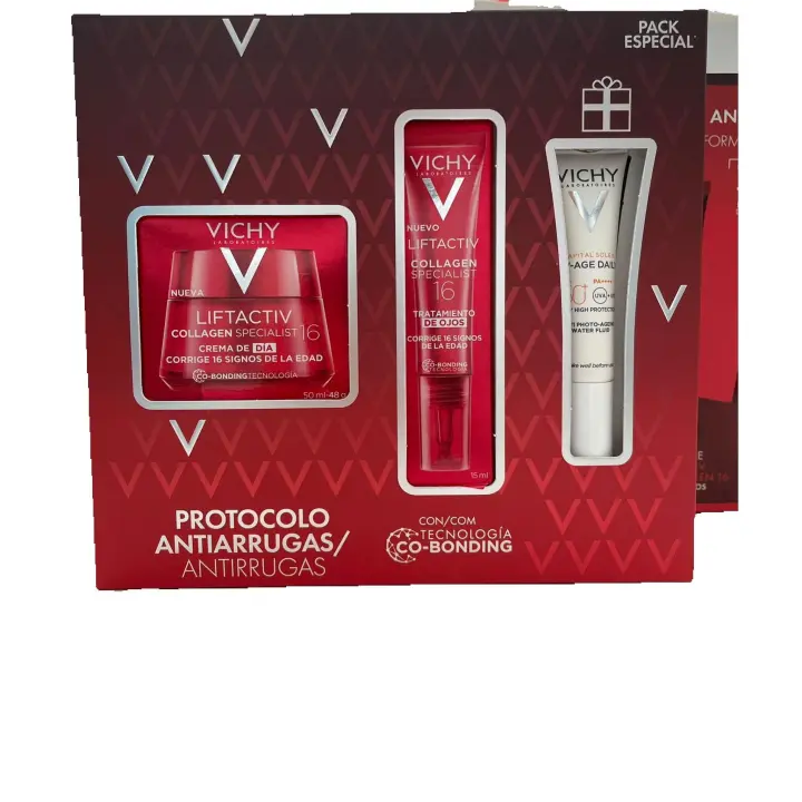 Vichy Protocolo Antiarrugas Crema de día Liftactive Collagen Specialist 16+ Contorno de ojos Collagen Specialist   + REGALO UV-AGE SPF50+ - 1