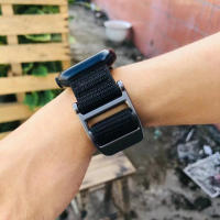Correa De Nylon Para Apple Watch Ultra 49mm 45mm 44mm Sport Transpirable Compatible Con iWatch 8 7 6 5 4 SE 42mm 41mm 40mm - details 3