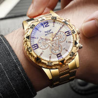 Reloj De Cuarzo Para Hombre Casual Moda Con Correa De Acero Sin Estuche Marca Yolako Material De La Correa Y Caso De Aleación - details 1