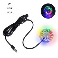 Luz LED Mini Para Acuario Luz Submarina Impermeable Para Pecera Decoración De Fuente RGB Iluminación Oceanográfica Con Luz De Pesca - details 2
