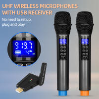 Micrófono Inalámbrico Depusheng W4 Con Eco Treble Bajo Y Bluetooth 98 FT Rango UHF Sistema De Micrófono Portátil Dinámico Para Escenario - details 9