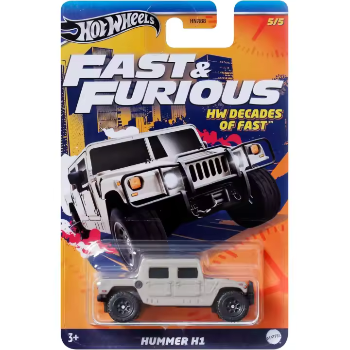 Fast and Furious Coche Hummer H1Escala 1/64 HRW45 Mattel - 1