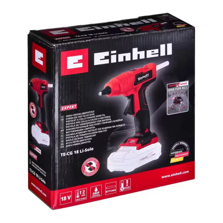 Einhell 4522200 pistola y lápiz de silicona caliente Negro, Rojo - 1
