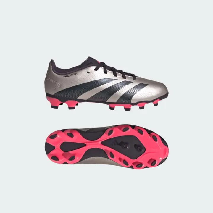 Zapatilla Futbol Adidas Jr Predator Liga F24 Plata Adzfjf2410Ad - 1