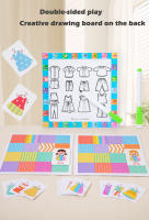 Juego De Tablero Educativo Interactivo Para Niños Montessori De Pensamiento Lógico Con Vestidos Juguete De Motor Fino Y Rompecabezas Tema De Animales Y Deportes Adecuado Para Edad 3-6 - details 2