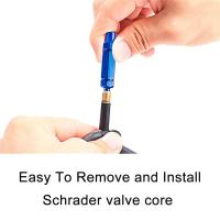 Herramienta De Remoción De Válvula Para Bicicleta Coche Motocicleta Extensor De Válvula Presta Schrader Reparación De Neumáticos - details 3
