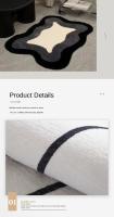 Alfombra De Baño Estilo Ins Antideslizante Y Resistente a Manchas Para Sala De Estar Y Dormitorio Alfombras Absorbentes De Poliéster 100% - details 3