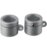 Kit De Anillos Para Bandera De Plata Con Ejes De Aleación De Aluminio Y Rodamientos Rotación De 360 Grados Antirrotales 2 Piezas - details 2