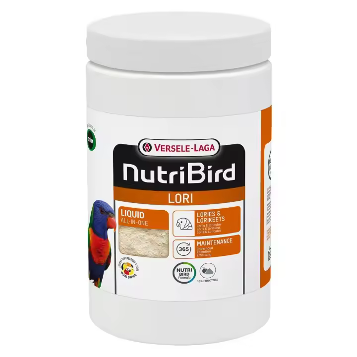 Versele-Laga Nutribird Lori 700gr, 3kg, Papilla para Pájaros en crecimiento - 1