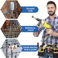 Juego De 1 Pieza De Rodillo De Tierra Con Driver De Acero Resistente Al Desgaste Compatible Con Rotar Herramienta De Bricolaje Para Carpintería - details 2