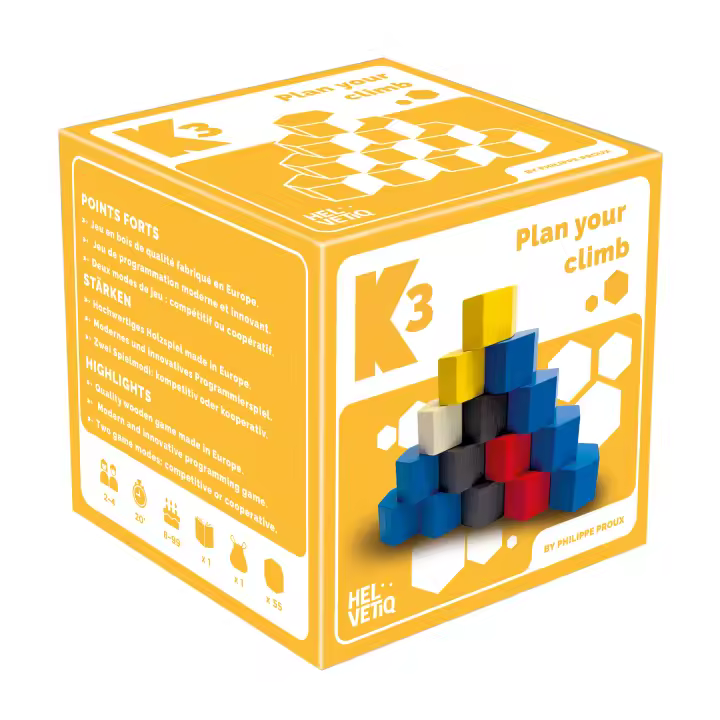 Helvetiq- K3  Juegos De Mesa Niños 8 años Juegos De Mesa para 2 – 4  Juegos De Madera  Juegos para Niños  Juegos Educativos 8 años  Regalos para niños - 1