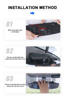Espejo Retrovisor Convexo De Ancho Para Coche Antigolpes Y Anti-Reflectante Para Asiento Infantil Y Visera Solar Cubierta De Espejo Interior - details 4