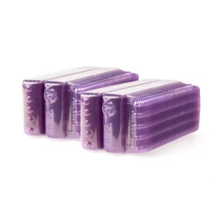 Blisters Portamonedas De Plastico. 30 unidades 2 EUROS TPTG vLa transparencia del material y el color por denominación de moneda permite verificar rapidamente el contenido de los blisters así como el valor en monedas del mismo. Ahorro de costes - 1