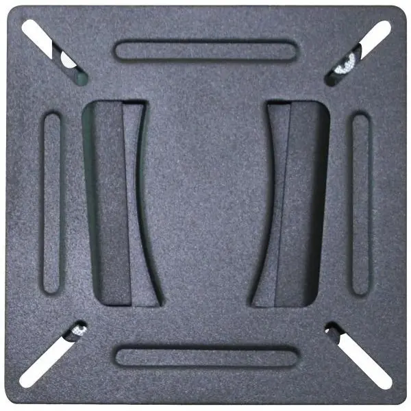 FGNS Soporte de pared universal fijo para monitores o televisores LED, OLED, LCD, Plasma de 10" hasta 26", max. 15Kg, VESA 100X100, Negro - 1