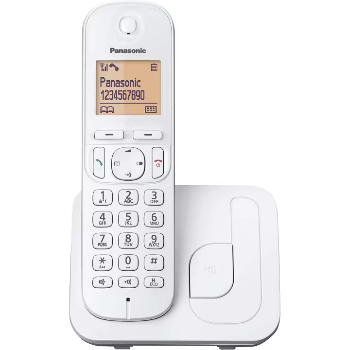 Teléfono Inalámbrico Panasonic KX-TGC210 con Identificador de Llamadas y Agenda de 50 Números - 1