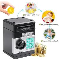 Hucha Electrónica para Niños 3-12 Años Caja Fuerte Niños Hucha Cajero Automatico Hucha con Código Caja de Monedas Banco de Dinero Divertido Caja Fuerte Juguete Regalo para Niños Niñas - details 3