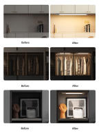 Luz Nocturna LED Con Sensor De Movimiento Wireless USB Para Armario De Cocina Y Dormitorio Luz De Noche Para Armario De Gabinete Sensor LED - details 8
