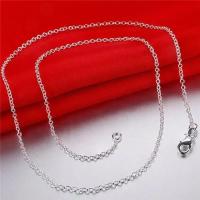 Cadena De Plata 925 Para Hombres Y Mujeres En Lote De 5 Piezas Joyería DIY Clásica De 1mm Longitud 16-24 Pulgadas - details 2