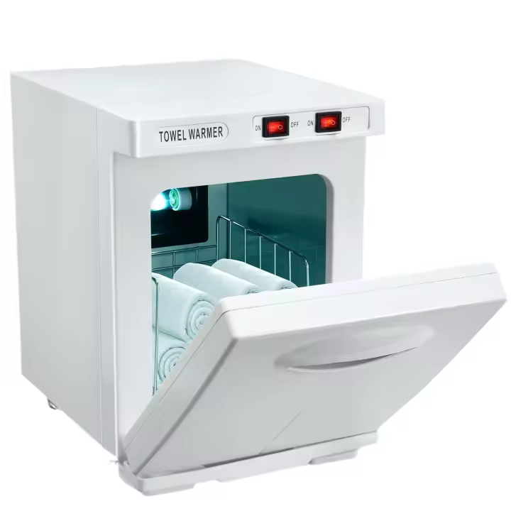 Calentador Toallas 5L 150W con UV y Ozono - Esterilización y Calefacción para Spas, Salones de Belleza y Uñas (Higiene Profesional) - 1