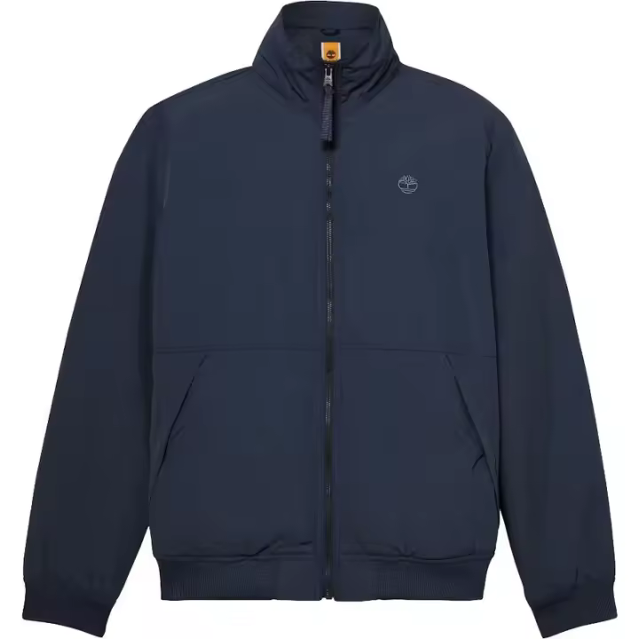 Chaqueta Azul Timberland Bómber Impermeable Sailor Navy Con Capucha Plegable - 1