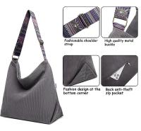 Bolposdehembroparamujer Mochila de Bandolera, Bolso de Lona Versátil y Multifunctional, Elegantes Bolsos Cruzados, Gran Capacidad Mochila Duradera para Viajes de Gran Capacidad para Mujeres Niños - details 0