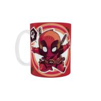 🖤🥴 Taza Deadpool – "Tu amor me vuelve loco" | Cerámica 330 ml 🥴🖤 Desayuno Superheroes Stamina - details 4