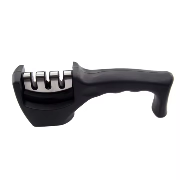 Afilador De Cuchillos Portátil Multifuncional De 3 Etapas Herramienta De Afilado Rápido Con Base Antideslizante Accesorios Para Cocina Gadget - 1