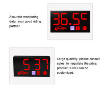 Reloj Digital Para Motocicleta 3 En 1 Con Medidor De Temperatura Del Aire Y Agua Voltaje Y Velocidad De Rotación De La Cabeza - details 7