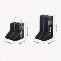 Bolsa De Almacenamiento Para Zapatos De Lluvia Larga Organizador Portátil De Viaje Impermeable Y Antipolvo Para Botas - details 1