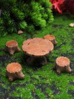Accesorios De Jardín En Miniatura De Setas Y Árboles Resina Decorativa Para Paisaje Creativo Y Manualidades - details 5