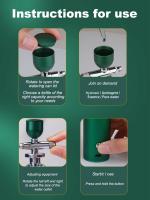 Kit De Compresor De Aire Para Inyección De Luz Y Oxígeno Nano Nebulizador De Niebla Para Arte De Tatuaje Uñas Belleza Decoración Herramienta De Gun - details 7