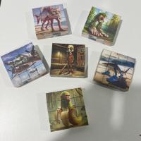 Bloques Magnéticos De Madera Con Conexiones Magnéticas Anime Shanhaijing Figura De Hombre De Madera Juguete De Construcción Para Niños - details 0