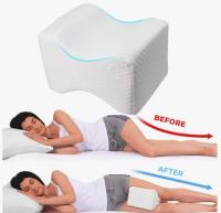 STARLEY-Almohada ortopedica viscoelastica, Almohada con Funda Extraíble y Lavable para Rodilla contra Dolor de Ciática, Espalda, Pierna, Cadera, Embarazo y Calambres Laterales - details 3