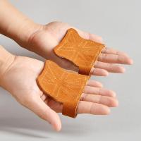 Guantes De Levantamiento De Peso De Cuero Protección De Mano Para Hombres Y Mujeres Gimnasia Ejercicios De Pesas Asistidas Agarraderas De Entrenamiento - details 8