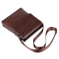 Bolso De Hombro Para Hombre Vintage De Cuero Genuino Pequeño Bolso Cruzado Diseñador Negocios Bolso Mensajero Moda Bolsa Colgante - details 11