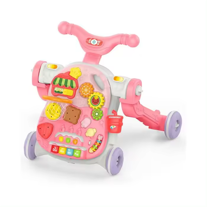 Andador 4 em 1 Kikka Boo Sweet Escape Rosa - 1