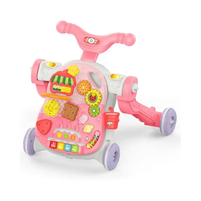 Andador 4 em 1 Kikka Boo Sweet Escape Rosa - 1