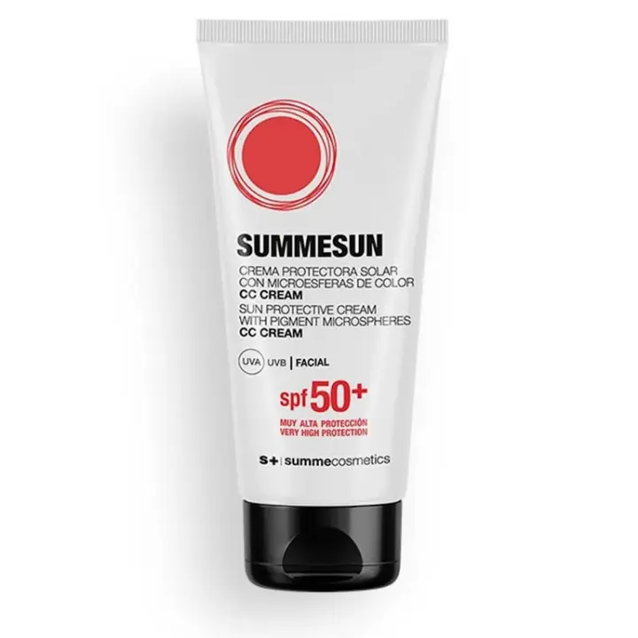 Crema Protectora Solar Microesferas Color SUMME SUN SPF 50+ CC CREAM 75ml. SUMMECOSMETICS - 1