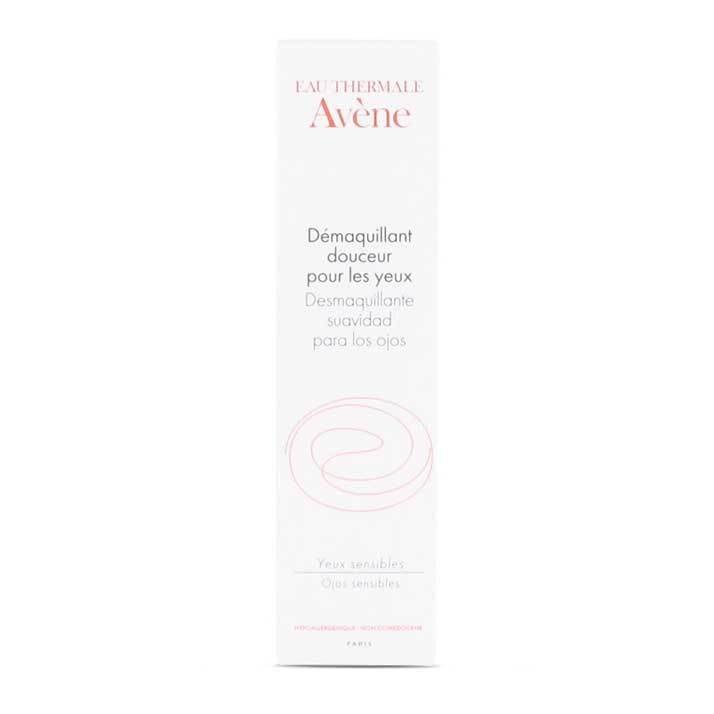 Avene Desmaquillante Suavidad Ojos - Elimina Maquillaje Resistente Al Agua - Sin Perfume - Sin Parabenos - Isotónico para Lentillas - Agua Termal de Avène - Textura Gel-líquido Suave y Fluida - No Deja Residuos - Desmaquilladores